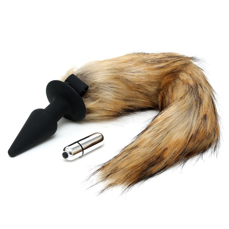 Rimba Latex Play Plug with Fox Tail - UABDSM