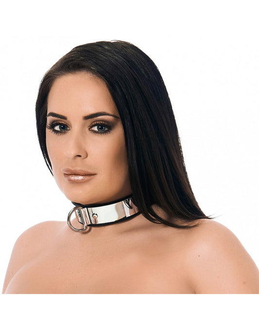 Rimba - Leather Collar With Metal And Padlock Rimba - Leather Collar With Metal And Padlock - UABDSM