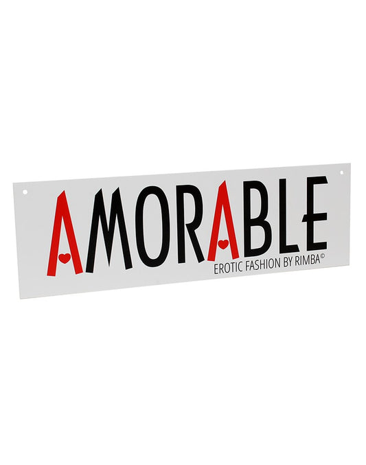Amorable By Rimba - Sign Amorable By Rimba - White Amorable By Rimba - Sign Amorable By Rimba - White - UABDSM