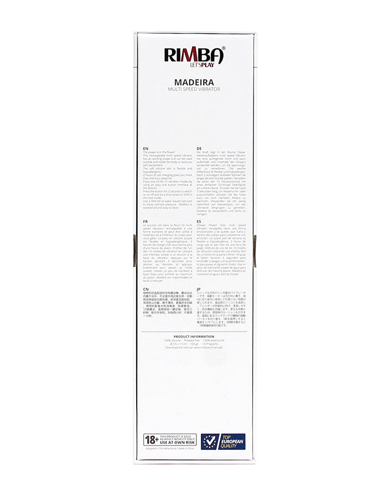 Rimba – Madeira Flower Power Vibrator - UABDSM