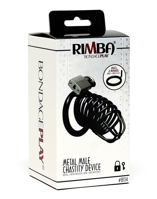 Rimba - Male Chastity Device With Padlock - UABDSM