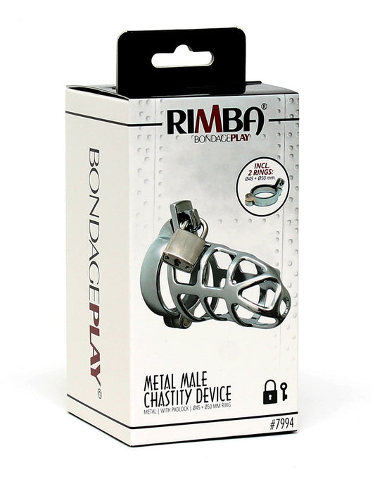 Rimba - Male Chastity Device With Padlock - UABDSM