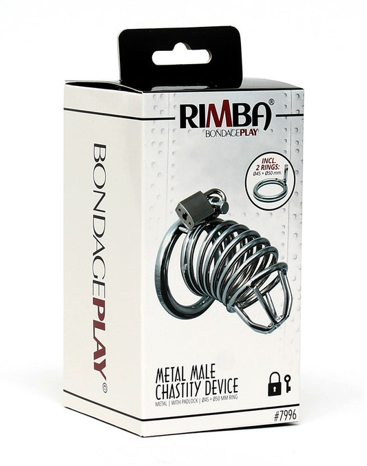 Rimba - Male Chastity Device With Padlock - UABDSM