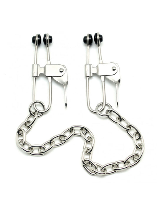 Rimba - Nipple Clamps With Chain Rimba - Nipple Clamps With Chain - UABDSM