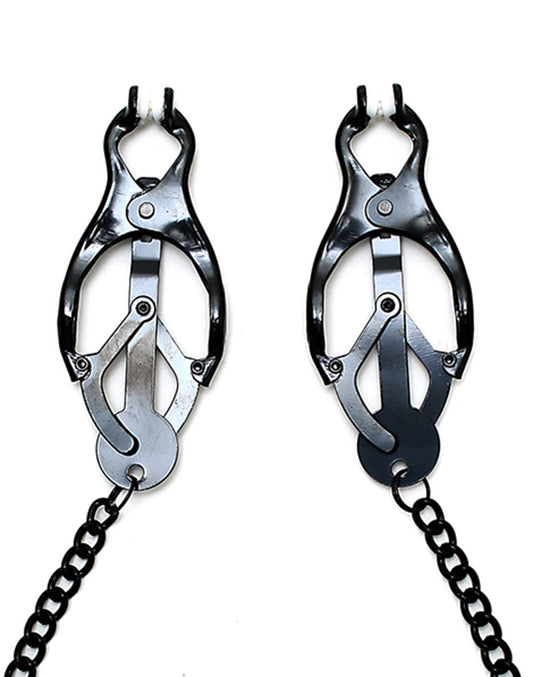 Rimba - Nipple Clamps With Chain Rimba - Nipple Clamps With Chain - UABDSM