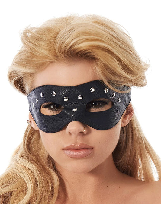 Rimba - Open Eye Mask Decorated With Rivets - UABDSM