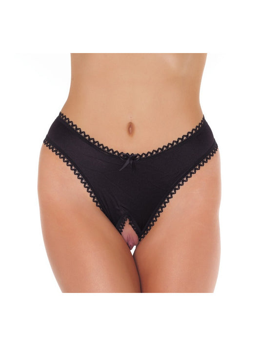 Amorable By Rimba - Open String - One Size - Black Amorable By Rimba - Open String - One Size - Black - UABDSM