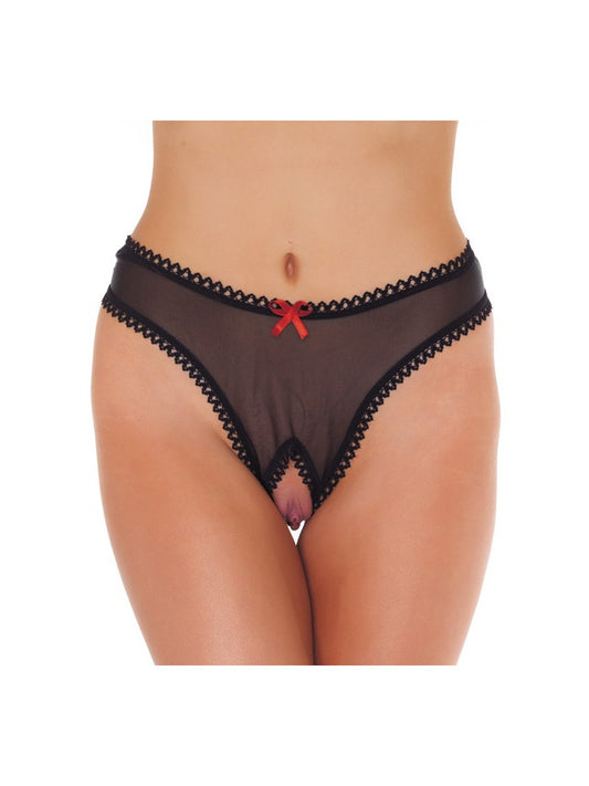 Amorable By Rimba - Open String - One Size - Black Amorable By Rimba - Open String - One Size - Black - UABDSM
