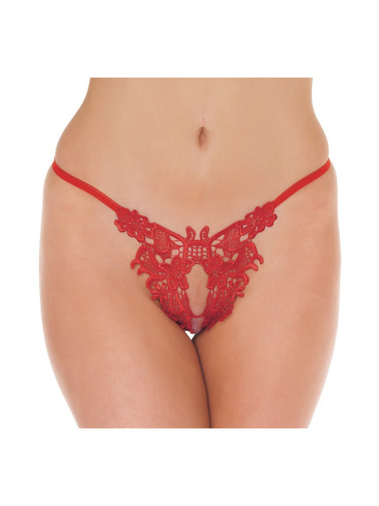 Amorable By Rimba - Open String - One Size - Red Amorable By Rimba - Open String - One Size - Red - UABDSM