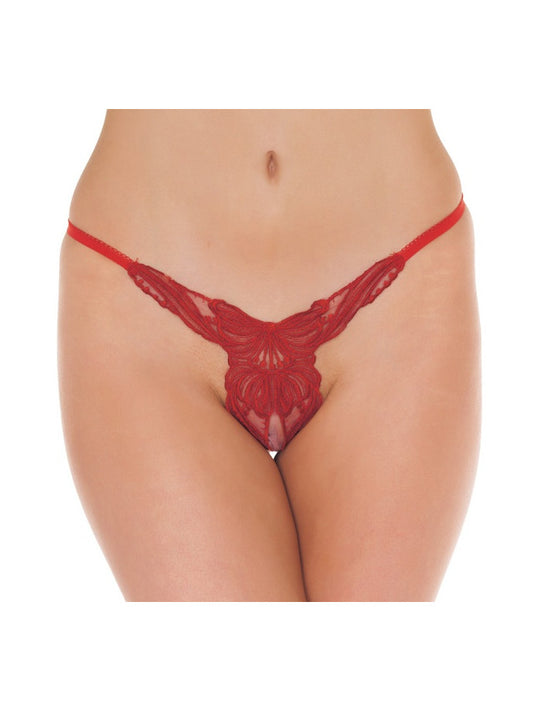 Amorable By Rimba - Open String - One Size - Red Amorable By Rimba - Open String - One Size - Red - UABDSM