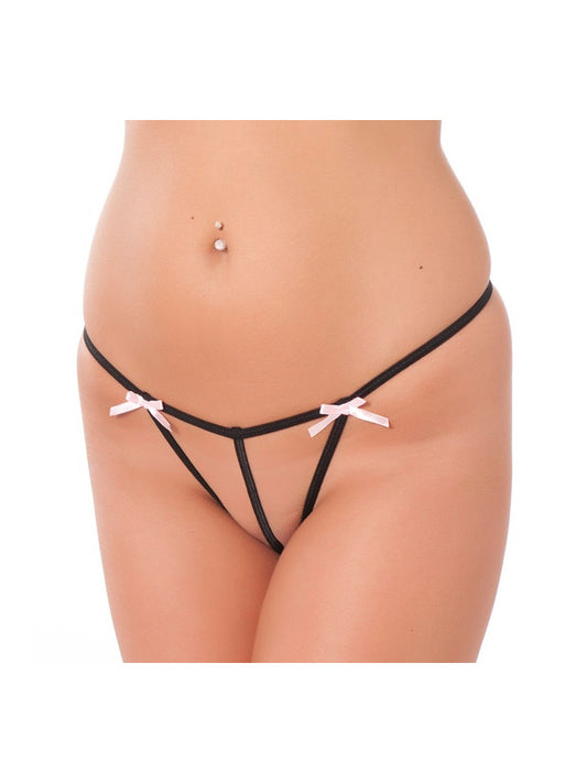 Amorable By Rimba - Open String - One Size - Black Amorable By Rimba - Open String - One Size - Black - UABDSM