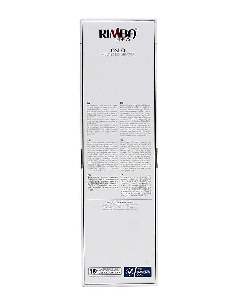 Rimba – Oslo G-Spot Vibrator - UABDSM