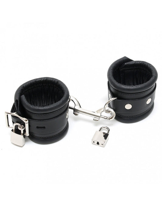 Rimba - Lockable Padded Ankle Cuffs With Padlocks Rimba - Lockable Padded Ankle Cuffs With Padlocks - UABDSM