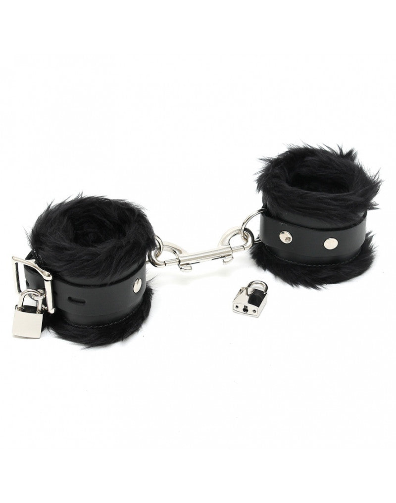 Rimba - Padded Handcuffs With Padlocks And Fur - UABDSM