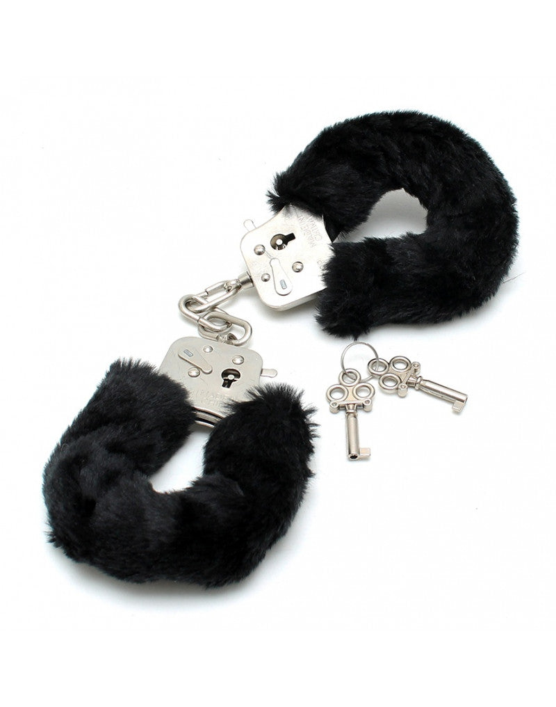 Rimba - Police Handcuffs With Black Fur - UABDSM