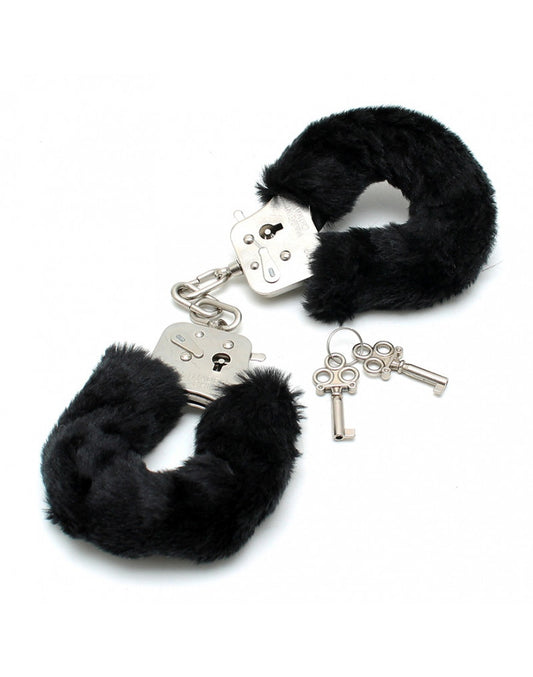 Rimba - Police Handcuffs With Black Fur - UABDSM
