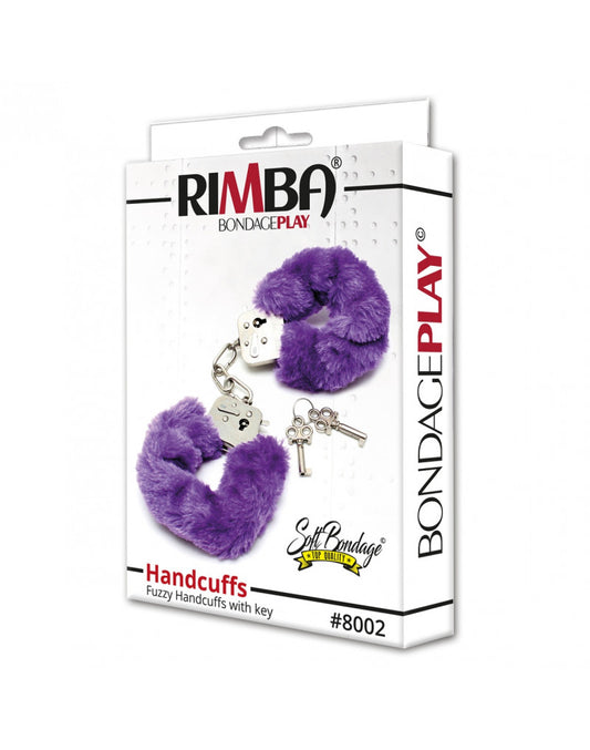 Rimba - Police Handcuffs With Purple Fur Rimba - Police Handcuffs With Purple Fur - UABDSM