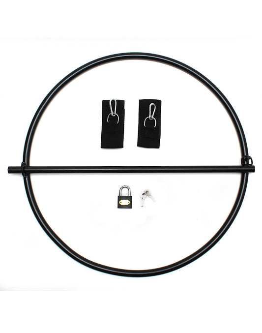 Rimba Restraint Ring With Velcro Cuffs And Padlock Rimba Restraint Ring With Velcro Cuffs And Padlock - UABDSM