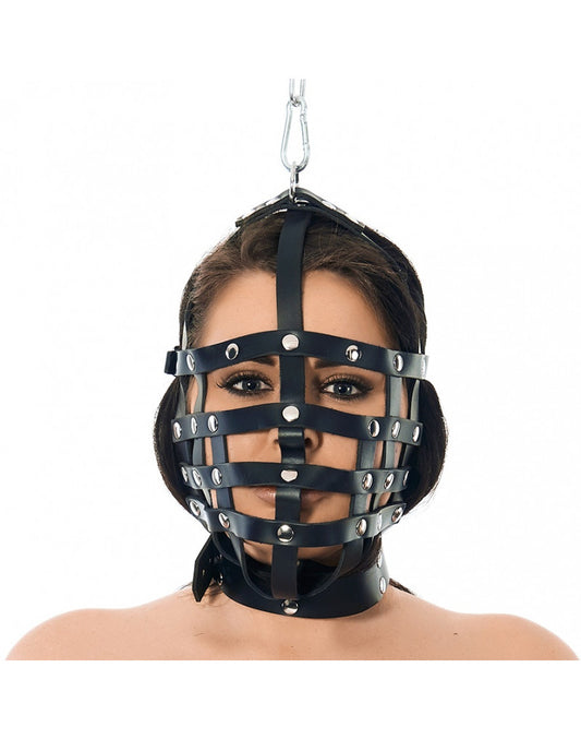 Rimba - Muzzle Mask With Hanging Ring On Top Rimba - Muzzle Mask With Hanging Ring On Top - UABDSM