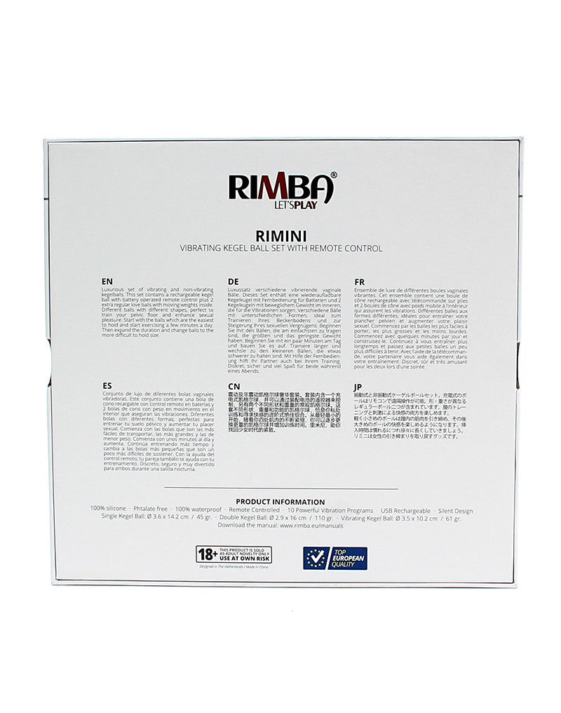 Rimba - Rimini Kegel Ball Training Set - UABDSM