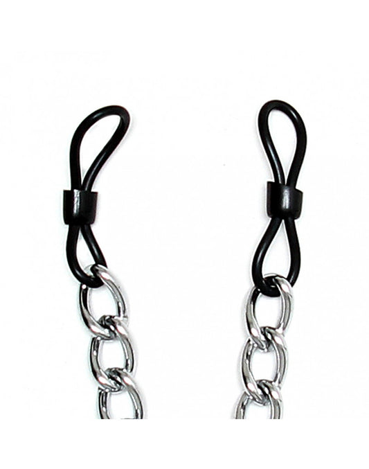 Rimba - Draw-up Rubber Nipple Clamps With Chain Rimba - Draw-up Rubber Nipple Clamps With Chain - UABDSM