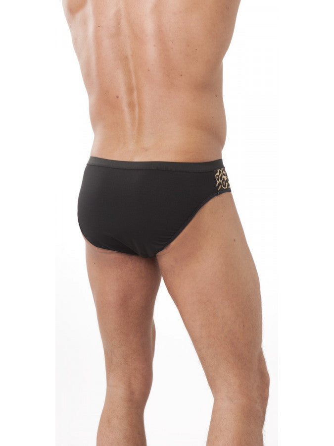 Amorable By Rimba - Briefs - One Size - Leopard Print - UABDSM