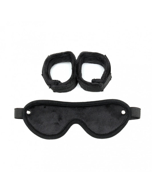 Rimba - Soft Bondage Handcuffs With Mask - UABDSM