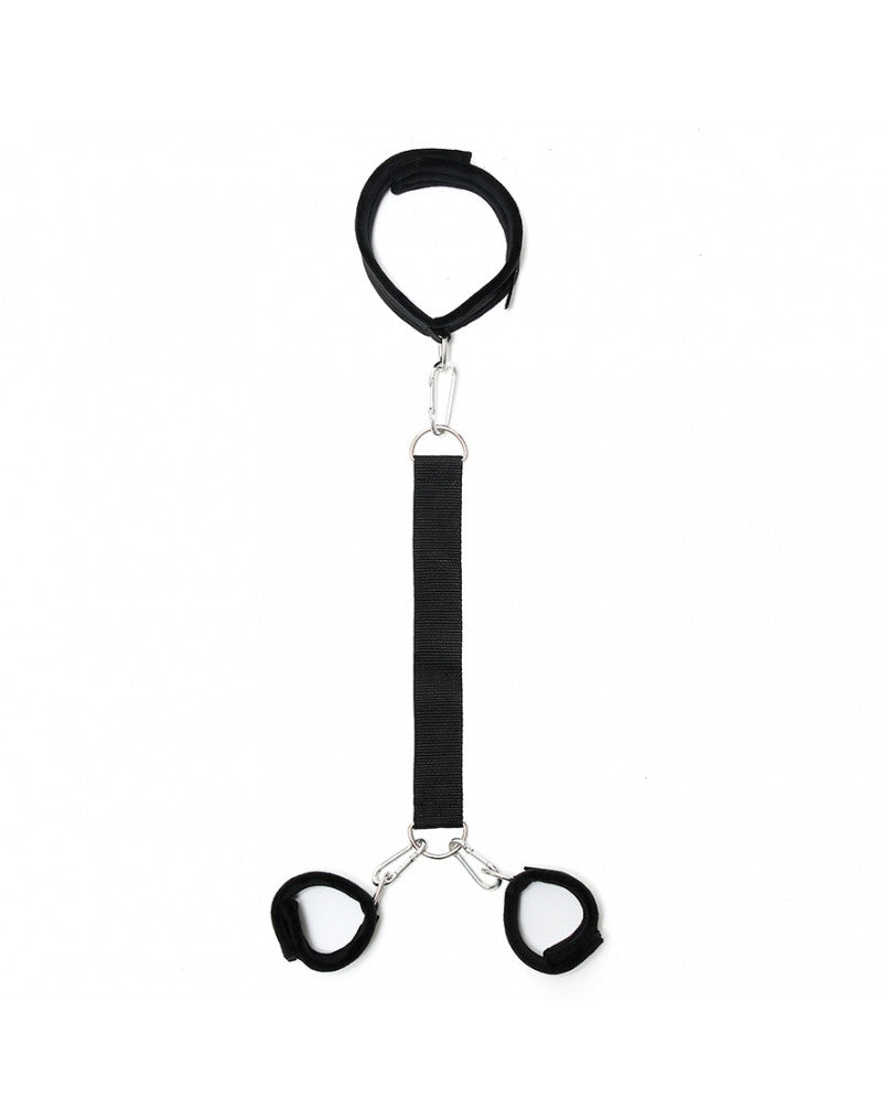 Rimba - Soft Collar With Strap To Soft Handcuffs - UABDSM
