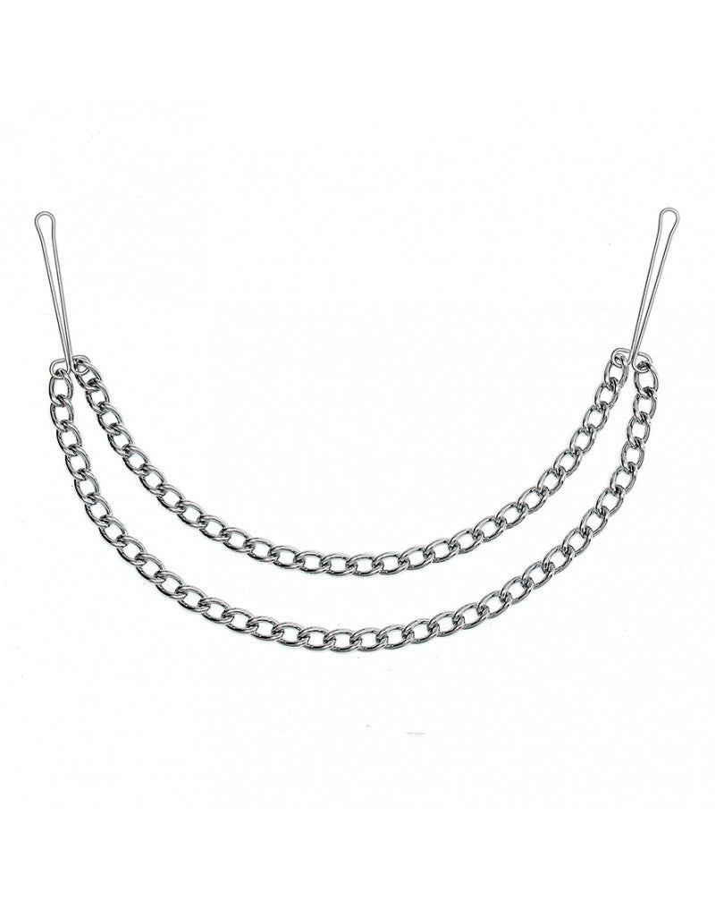Rimba - Nipple Clamps With Double Chain - UABDSM