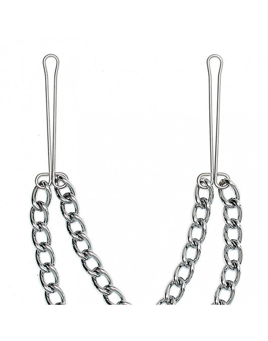 Rimba - Nipple Clamps With Double Chain Rimba - Nipple Clamps With Double Chain - UABDSM