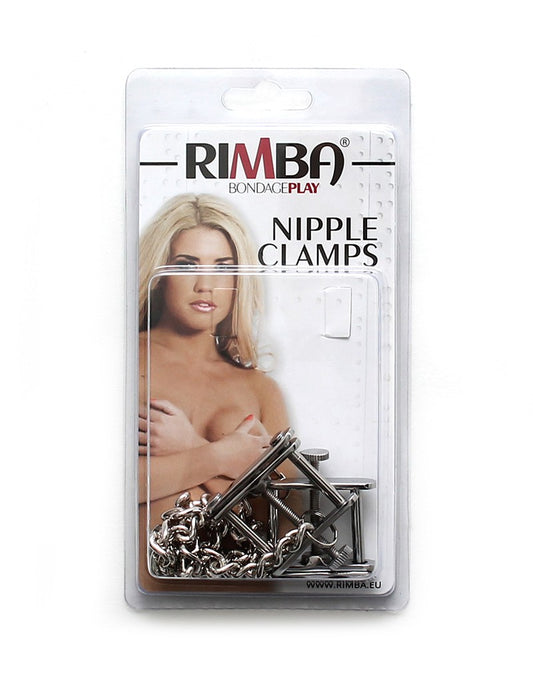 Rimba - Adjustable Nipple Clamps With Chain - UABDSM