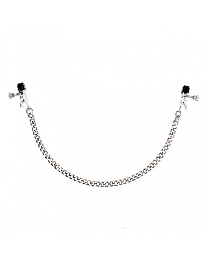 Rimba - Nipple Clamps. Adjustable. With Chain - UABDSM