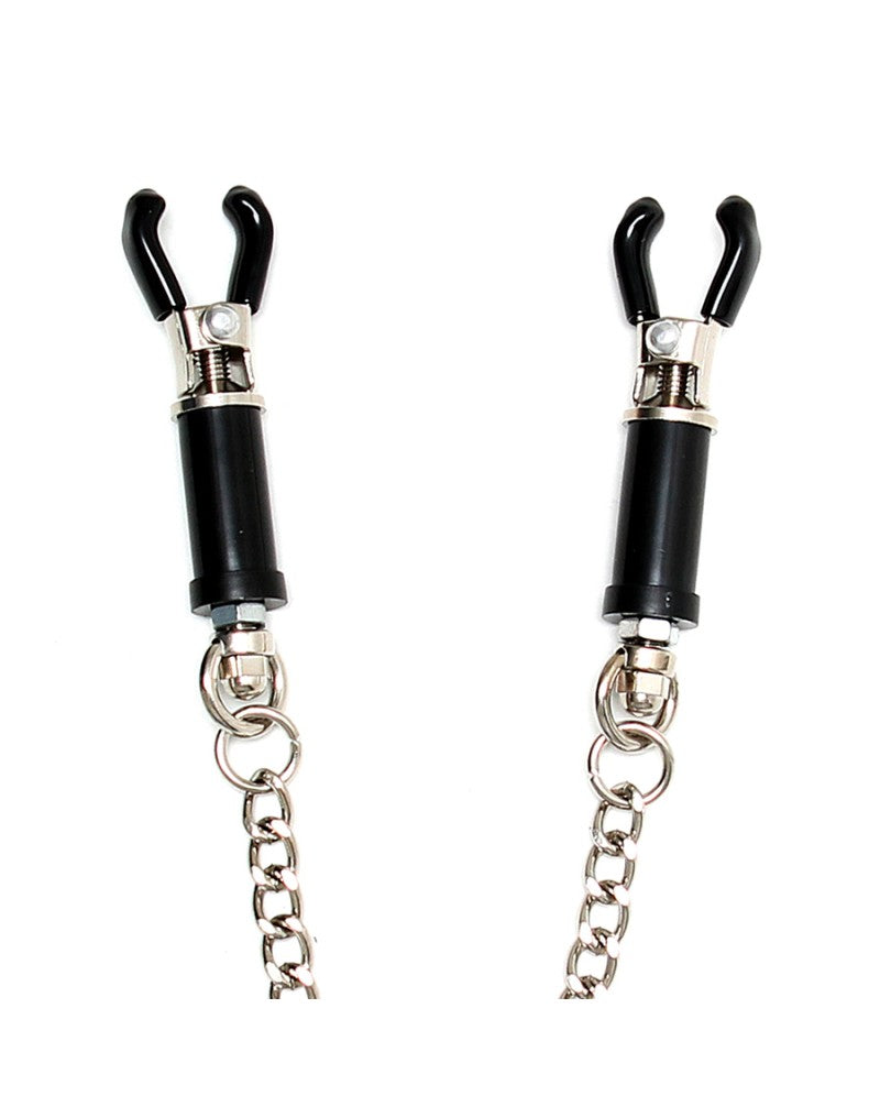 Rimba - Adjustable Nipple Clamps With Chain - UABDSM