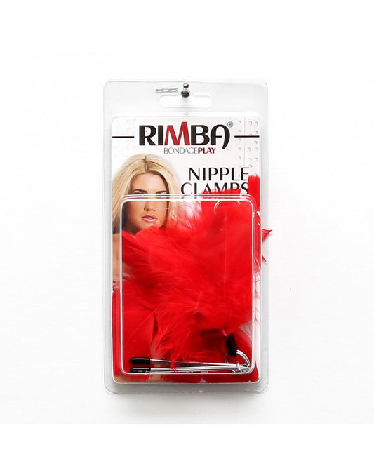 Rimba - Nipple Clamps With Feathers - UABDSM