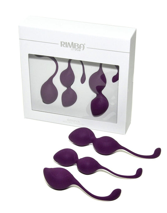Rimba Toys - Geneva - Kegel Balls Training Set - Purple - UABDSM