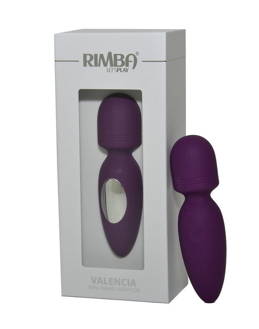 Rimba Toys - Valencia - Mini Wand Vibrator - Purple - UABDSM