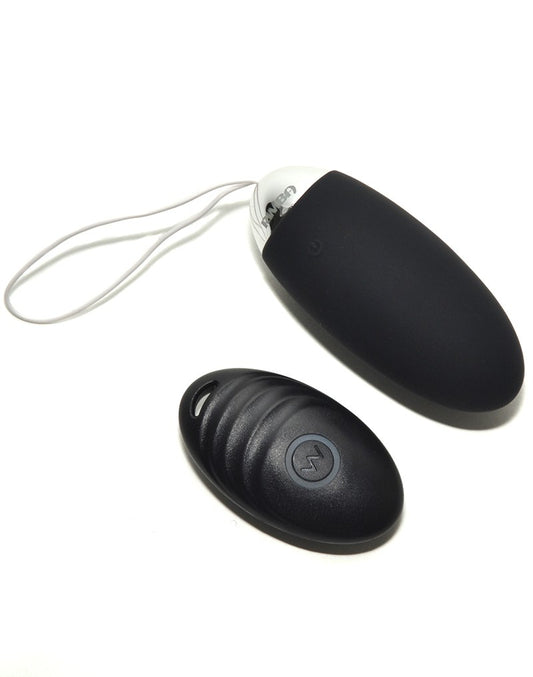 Rimba Toys - Venice - Egg Vibrator With Remote Control - Black Rimba Toys - Venice - Egg Vibrator With Remote Control - Black - UABDSM