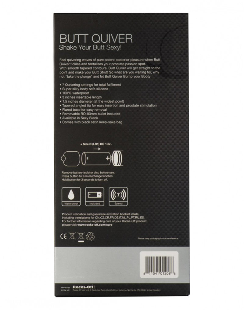 Rocks-Off Butt Quiver 7 Speed - UABDSM