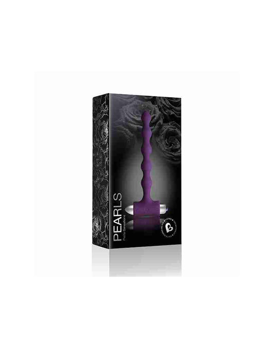 Rocks-Off - Petite Sensations Pearls - Anal Vibrator - Purple - UABDSM