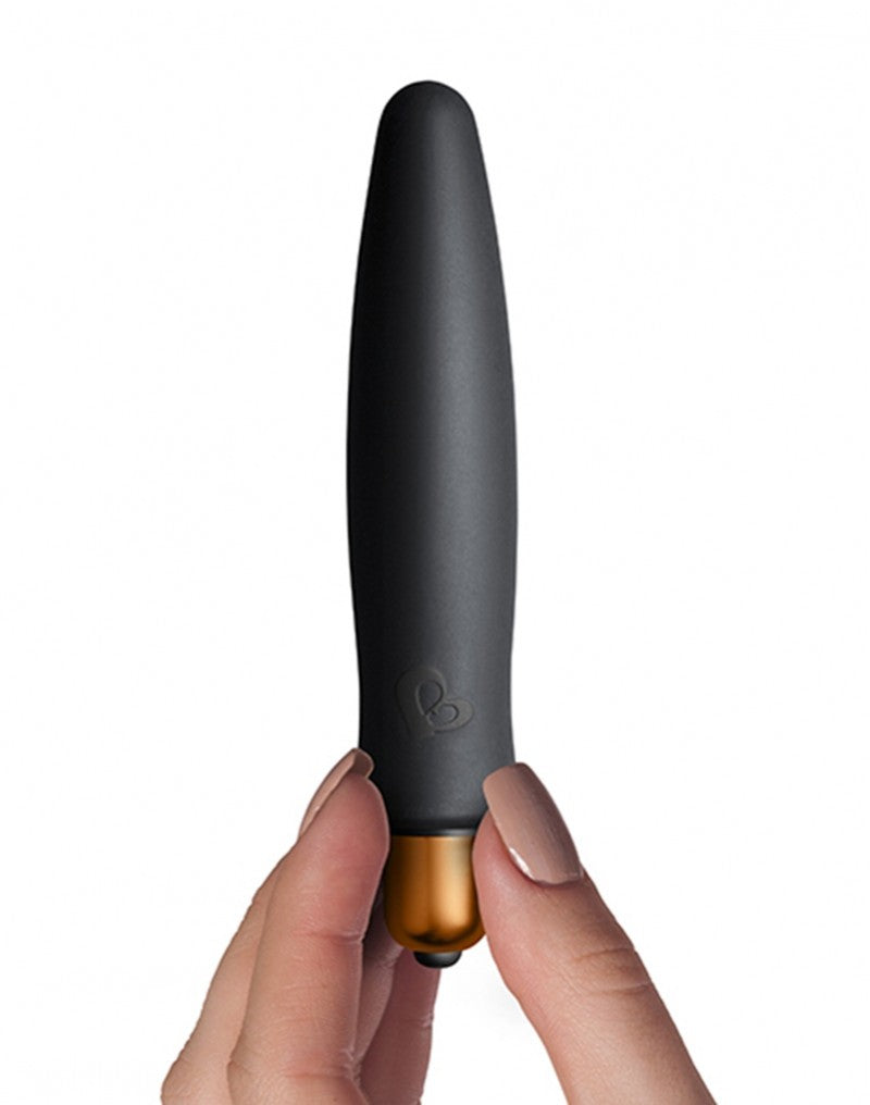 Rocks-Off - Dark Desires Kit - Bullet Vibrator With Sleeves - Black / Gold - UABDSM
