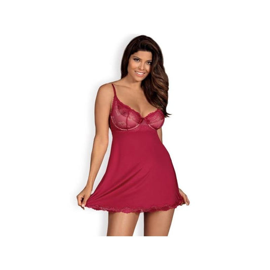 Rosalyne Babydoll and Thong Red Rosalyne Babydoll and Thong Red - UABDSM