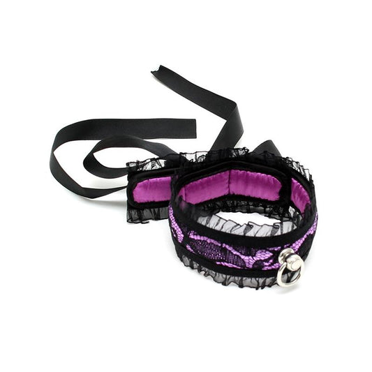 Satin Look Collar Purple - UABDSM