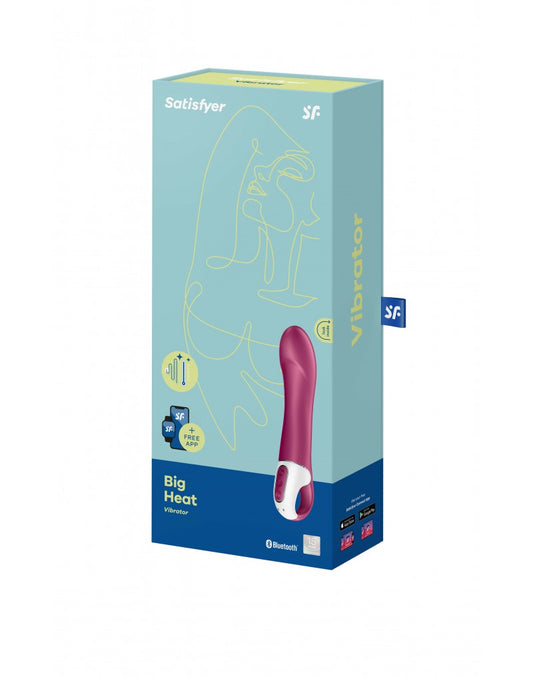 Satisfyer - Big Heat - Heating G-Spot Vibrator - Berry - UABDSM