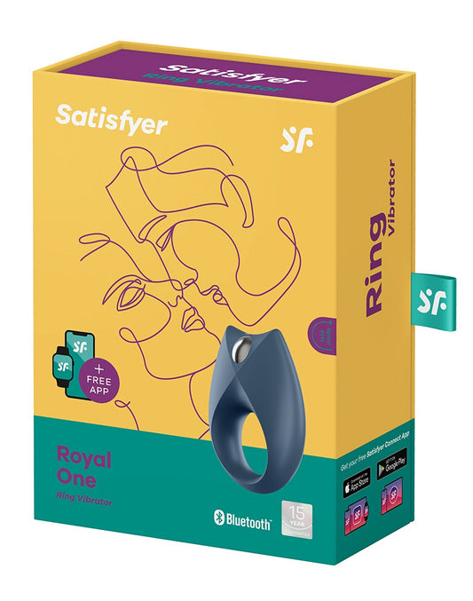 Satisfyer Cock Ring Royal One / Incl. Bluetooth And App - UABDSM