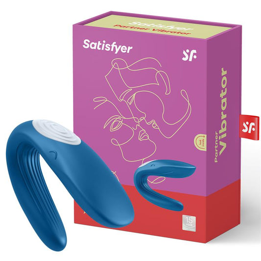 Satisfyer Couple Vibe Partner Double Whale 2020 Version Blue Satisfyer Couple Vibe Partner Double Whale 2020 Version Blue - UABDSM