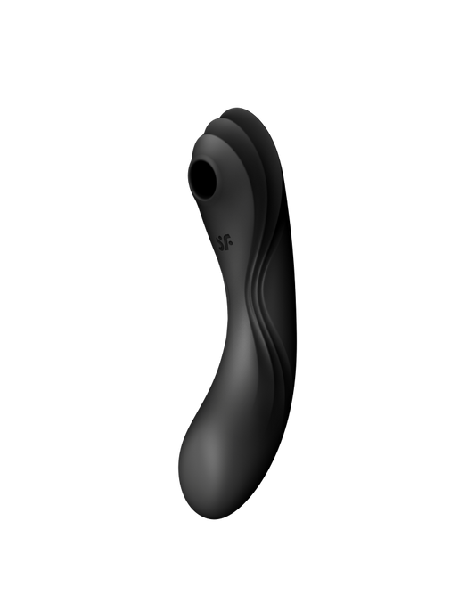 Satisfyer - Curvy Trinity 4 - 3-in-1 Vibrator - Black Satisfyer - Curvy Trinity 4 - 3-in-1 Vibrator - Black - UABDSM