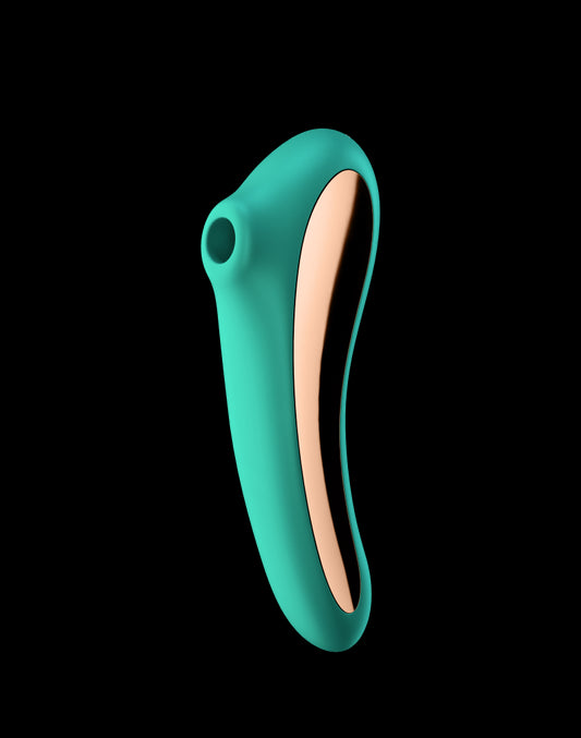 Satisfyer - Dual Kiss - Air Pulse + G-Spot Vibrator - Green Satisfyer - Dual Kiss - Air Pulse + G-Spot Vibrator - Green - UABDSM