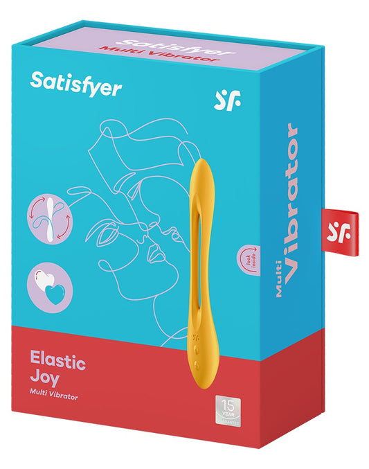 Satisfyer - Elastic Joy - Multi Vibrator - Orange - UABDSM