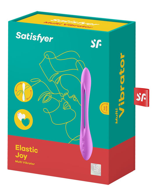 Satisfyer - Elastic Joy - Multi Vibrator - Purple - UABDSM