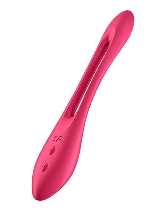 Satisfyer - Elastic Joy - Multi Vibrator - Red Satisfyer - Elastic Joy - Multi Vibrator - Red - UABDSM